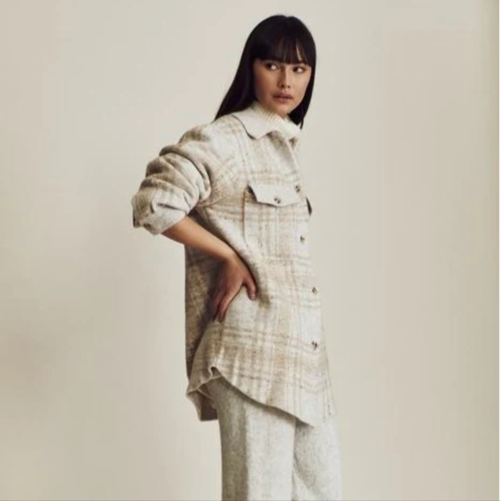 Plaid Blend Jacket.